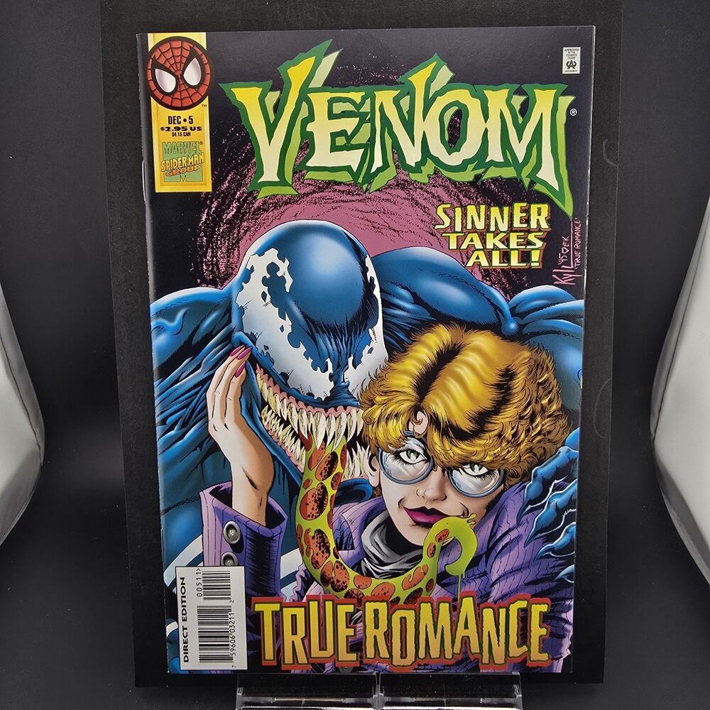 Venom Sinner Takes All #5 (1995) Marvel Comic NM/M 9.8 POTENTIAL Flawless Spine